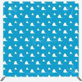 Aperturee - Aperturee Cartoon Clouds Square Tension Fabric Backdrop Blue Sky Pattern for Birthday Cartoon Kids Party Decor